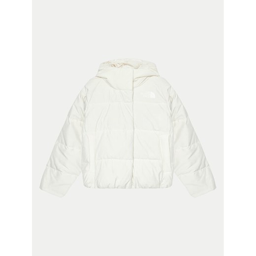 The North Face Kurtka puchowa North NF0A88UD Beżowy Regular Fit ze sklepu MODIVO w kategorii Kurtki dziewczęce - zdjęcie 182752767