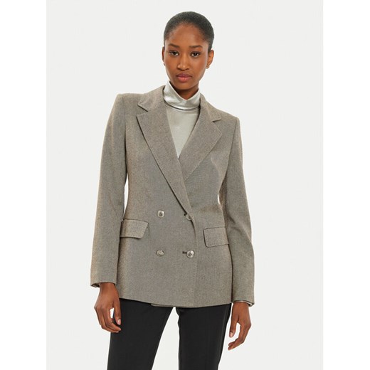 Marella Marynarka Nodo 2423046082 Brązowy Regular Fit ze sklepu MODIVO w kategorii Marynarki damskie - zdjęcie 182752779