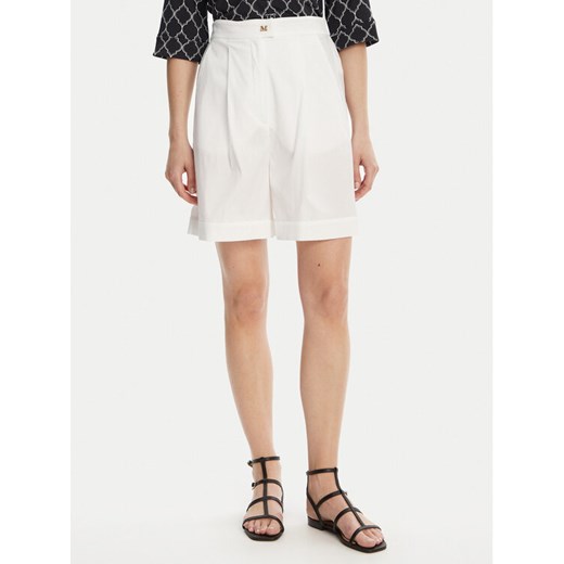 Max Mara Beachwear Bermudy Sultano 2516141019 Biały Relaxed Fit ze sklepu MODIVO w kategorii Szorty - zdjęcie 182752807