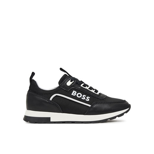BOSS Sneakersy J51653 M Czarny ze sklepu MODIVO w kategorii Buty sportowe dziecięce - zdjęcie 182752829