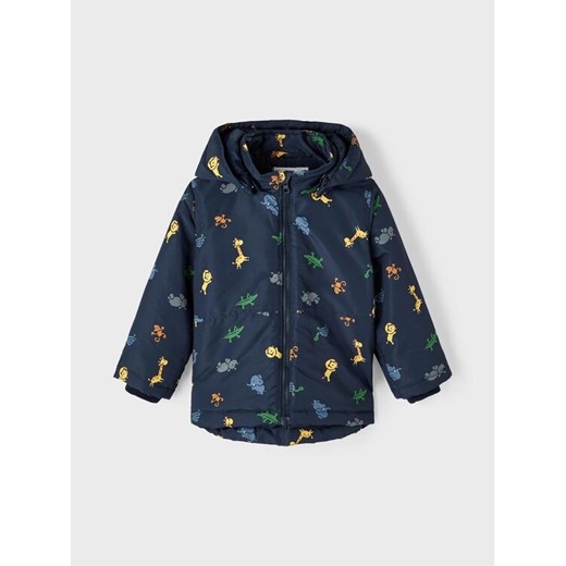 NAME IT Kurtka przejściowa 13218216 Granatowy Regular Fit ze sklepu MODIVO w kategorii Kombinezony i kurtki - zdjęcie 182752985
