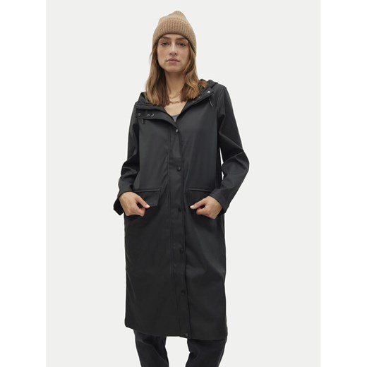 Vero Moda Kurtka przeciwdeszczowa Malou 10320607 Czarny Regular Fit ze sklepu MODIVO w kategorii Kurtki damskie - zdjęcie 182753008