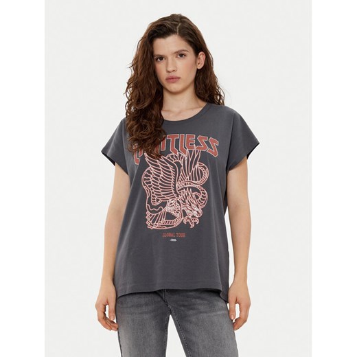 JJXX T-Shirt Wilma 12274694 Szary Boxy Fit ze sklepu MODIVO w kategorii Bluzki damskie - zdjęcie 182753017