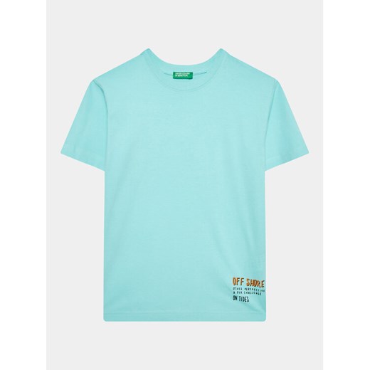 United Colors Of Benetton T-Shirt 3096C10BL Niebieski Regular Fit ze sklepu MODIVO w kategorii T-shirty chłopięce - zdjęcie 182753159
