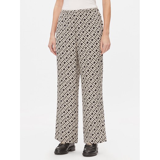 Tommy Hilfiger Spodnie materiałowe WW0WW41023 Kolorowy Relaxed Fit ze sklepu MODIVO w kategorii Spodnie damskie - zdjęcie 182753175