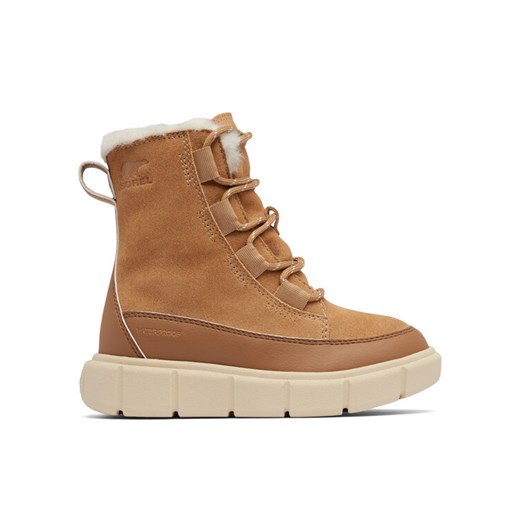 Sorel Śniegowce Youth Explorer III Lace Wp 2088512253 Brązowy ze sklepu MODIVO w kategorii Buty zimowe dziecięce - zdjęcie 182753227