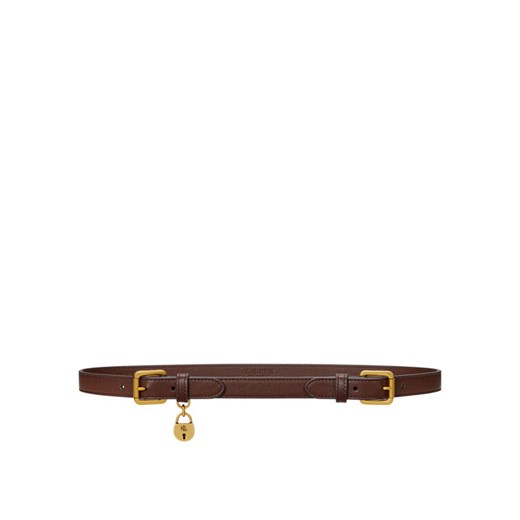 LAUREN RALPH LAUREN Pasek Damski 412917963004 Brązowy ze sklepu MODIVO w kategorii Paski damskie - zdjęcie 182753286