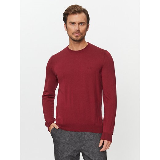 Boss Sweter Botto-L 50476364 Czerwony Regular Fit ze sklepu MODIVO w kategorii Swetry męskie - zdjęcie 182753415