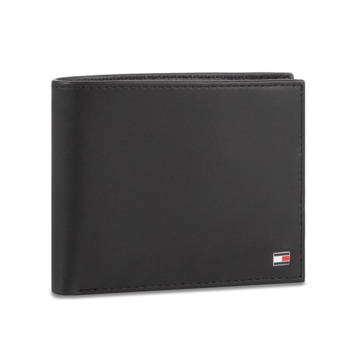 Tommy Hilfiger Portfel Eton Trifold AM0AM00657 Czarny ze sklepu MODIVO w kategorii Portfele męskie - zdjęcie 182753446