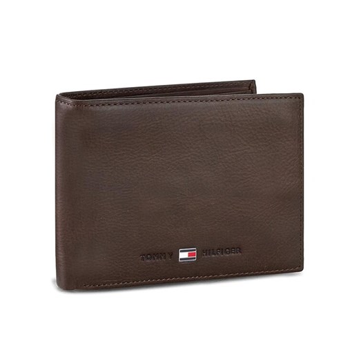 Tommy Hilfiger Duży Portfel Męski Johnson Cc Flap And Coin Pocket AM0AM00660/82566 Brązowy ze sklepu MODIVO w kategorii Portfele męskie - zdjęcie 182753467