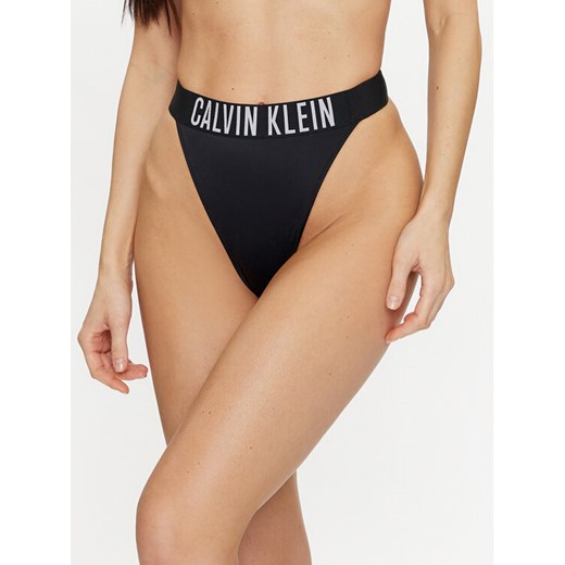 Calvin Klein Swimwear Dół od bikini KW0KW02579 Czarny ze sklepu MODIVO w kategorii Stroje kąpielowe - zdjęcie 182753516