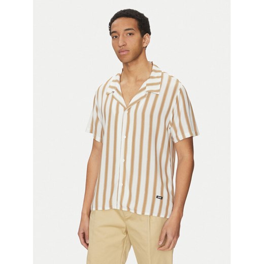 BOSS Koszula Beach 50535793 Beżowy Regular Fit ze sklepu MODIVO w kategorii Koszule męskie - zdjęcie 182753576