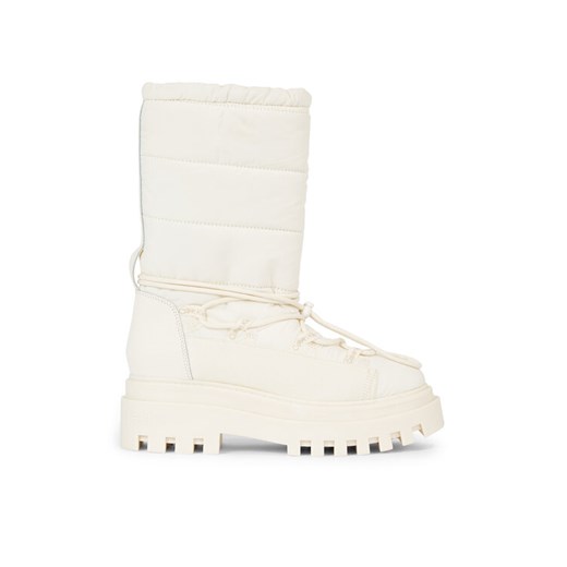 Calvin Klein Jeans Śniegowce Flatform Snow Boot Nylon Wn YW0YW01146 Biały ze sklepu MODIVO w kategorii Śniegowce damskie - zdjęcie 182753586