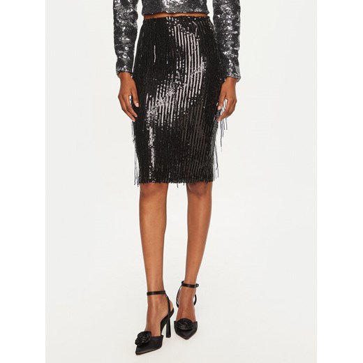 Rinascimento Spódnica midi CFC0121688003 Czarny Slim Fit ze sklepu MODIVO w kategorii Spódnice - zdjęcie 182753645