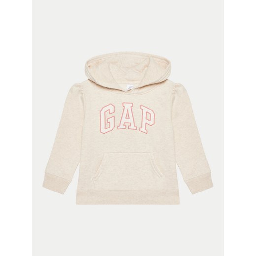 Gap Bluza 618806-00 Beżowy Regular Fit ze sklepu MODIVO w kategorii Bluzy dziewczęce - zdjęcie 182753665