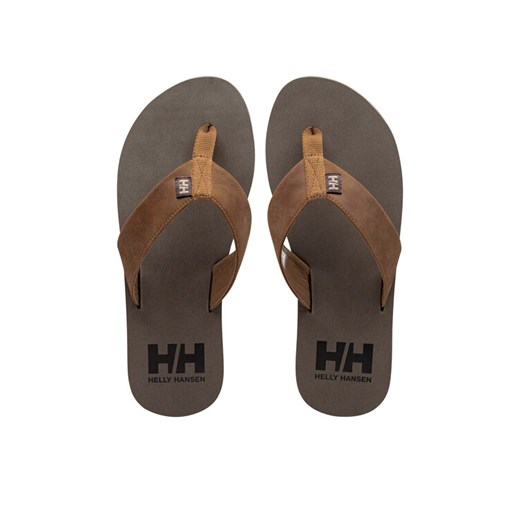 Helly Hansen Japonki Seasand 2 Leather Sandals 11955 Brązowy ze sklepu MODIVO w kategorii Klapki męskie - zdjęcie 182753666