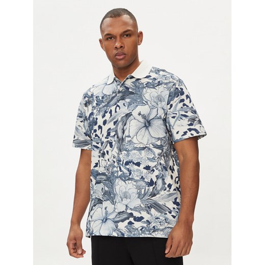 Just Cavalli Polo 76OAG6RL Niebieski Regular Fit ze sklepu MODIVO w kategorii T-shirty męskie - zdjęcie 182753687