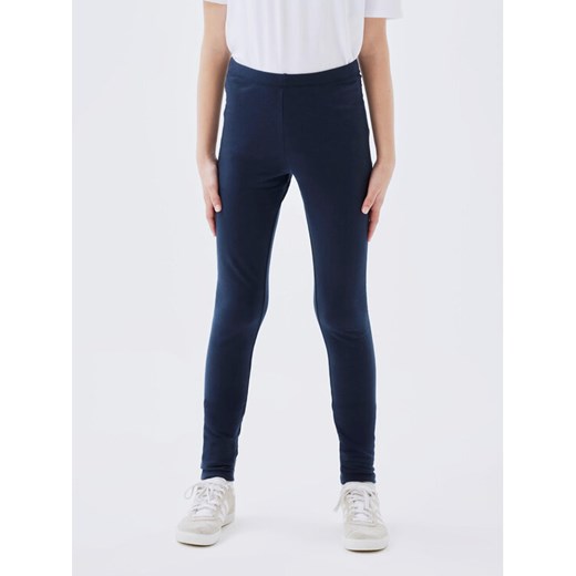 NAME IT Legginsy 13195885 Granatowy Regular Fit ze sklepu MODIVO w kategorii Spodnie dziewczęce - zdjęcie 182753716