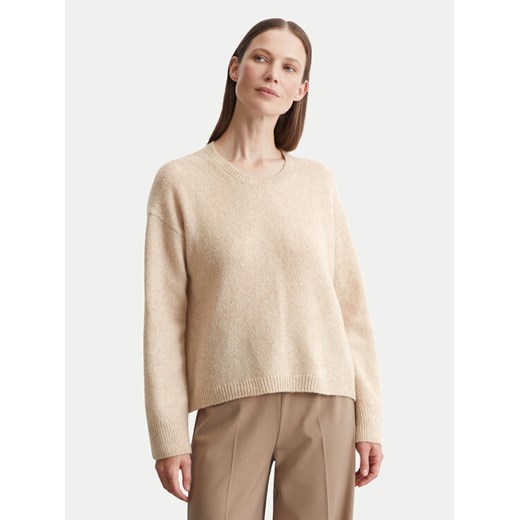Marc O'Polo Sweter 408 6121 60463 Beżowy Regular Fit ze sklepu MODIVO w kategorii Swetry damskie - zdjęcie 182753727