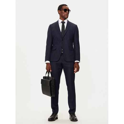 Boss Garnitur 50528126 Granatowy Slim Fit ze sklepu MODIVO w kategorii Garnitury męskie - zdjęcie 182753839