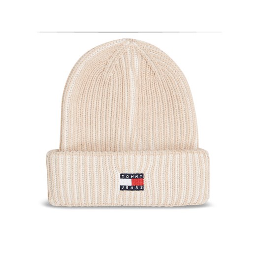 Tommy Jeans Czapka AW0AW16785 Beżowy ze sklepu MODIVO w kategorii Czapki zimowe damskie - zdjęcie 182753859