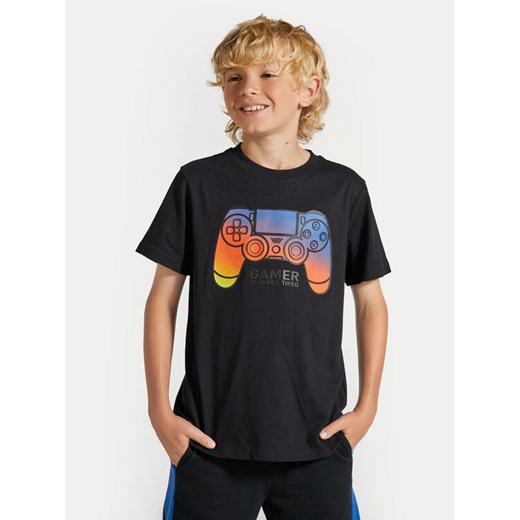 Coccodrillo T-Shirt ZC4143202DBJ Czarny Regular Fit ze sklepu MODIVO w kategorii T-shirty chłopięce - zdjęcie 182753935