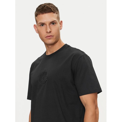 Karl Lagerfeld Jeans T-Shirt 241D1705 Czarny Regular Fit ze sklepu MODIVO w kategorii T-shirty męskie - zdjęcie 182753999