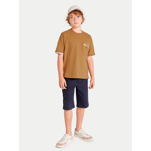 Mayoral T-Shirt 6004 Brązowy Regular Fit ze sklepu MODIVO w kategorii T-shirty chłopięce - zdjęcie 182754029