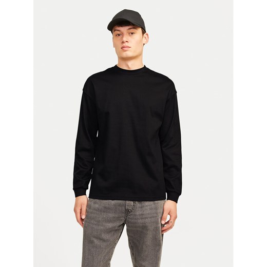 Jack&Jones Longsleeve Urban Edge 12256422 Czarny Loose Fit ze sklepu MODIVO w kategorii T-shirty męskie - zdjęcie 182754066