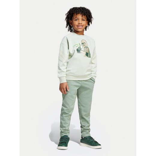adidas Dres Star Wars The Mandalorian™ JF3651 Zielony Regular Fit ze sklepu MODIVO w kategorii Komplety chłopięce - zdjęcie 182754155