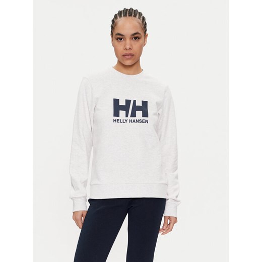 Helly Hansen Bluza Logo 2.0 34462 Biały Regular Fit ze sklepu MODIVO w kategorii Bluzy damskie - zdjęcie 182754166