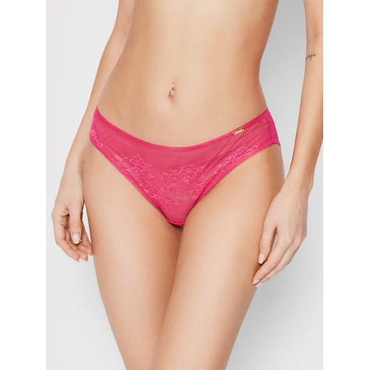 Gossard Figi klasyczne Glossies Lace 13003 Różowy ze sklepu MODIVO w kategorii Majtki damskie - zdjęcie 182754189