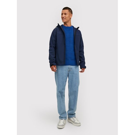 Jack&Jones Kurtka softshell Marvin 12212363 Granatowy Regular Fit ze sklepu MODIVO w kategorii Kurtki męskie - zdjęcie 182754237