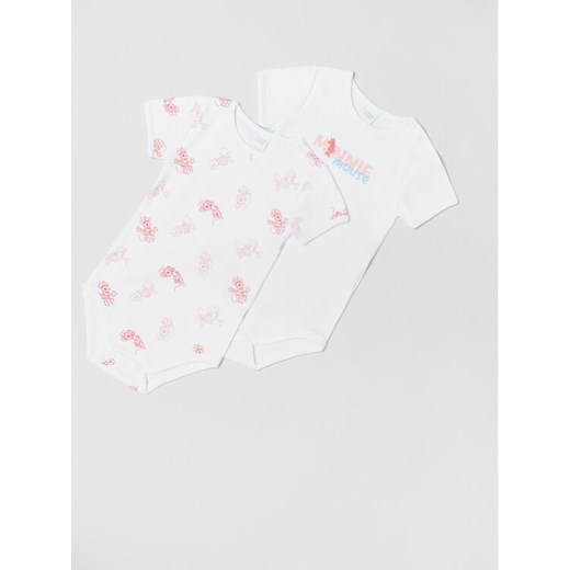 OVS Komplet 2 par body dziecięcych DISNEY 1627412 Biały ze sklepu MODIVO w kategorii Body niemowlęce - zdjęcie 182754277