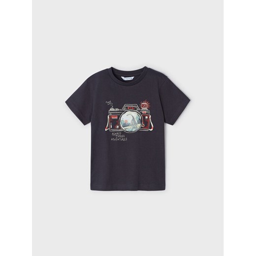 Mayoral T-Shirt 3003 Czarny Regular Fit ze sklepu MODIVO w kategorii Bluzki dziewczęce - zdjęcie 182754326