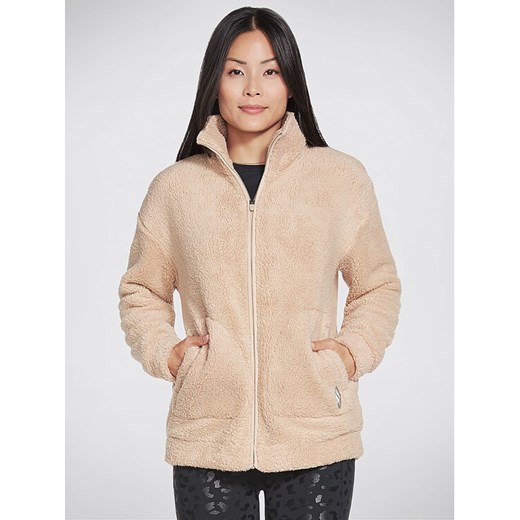 Skechers Kurtka anorak Downtime Jacket W3JA239 Brązowy Regular Fit ze sklepu MODIVO w kategorii Kurtki damskie - zdjęcie 182754328