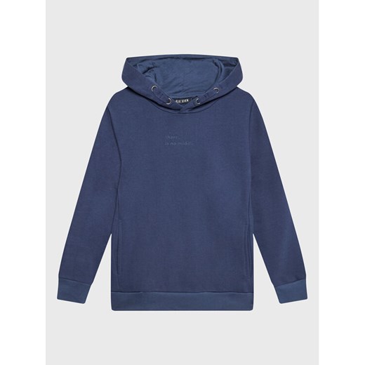 Blue Seven Bluza 670197 Granatowy Regular Fit ze sklepu MODIVO w kategorii Bluzy chłopięce - zdjęcie 182754329