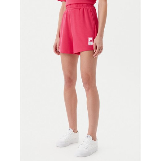 Fila Szorty sportowe Lisakovsk FAW1047 Różowy Loose Fit ze sklepu MODIVO w kategorii Szorty - zdjęcie 182754378
