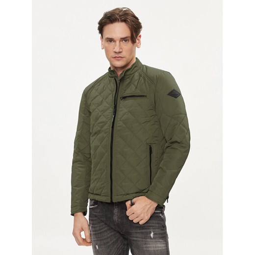 Replay Kurtka przejściowa M8000.000.84442 Khaki Regular Fit ze sklepu MODIVO w kategorii Kurtki męskie - zdjęcie 182754408
