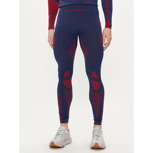 Brubeck Bielizna termoaktywna dolna LE1186M Granatowy Slim Fit ze sklepu MODIVO w kategorii Spodnie męskie - zdjęcie 182754436
