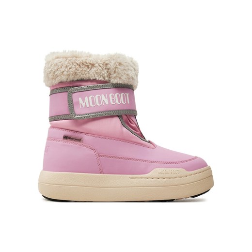 Moon Boot Śniegowce Junior Park Strap 80D3440030 Różowy ze sklepu MODIVO w kategorii Buty zimowe dziecięce - zdjęcie 182754447