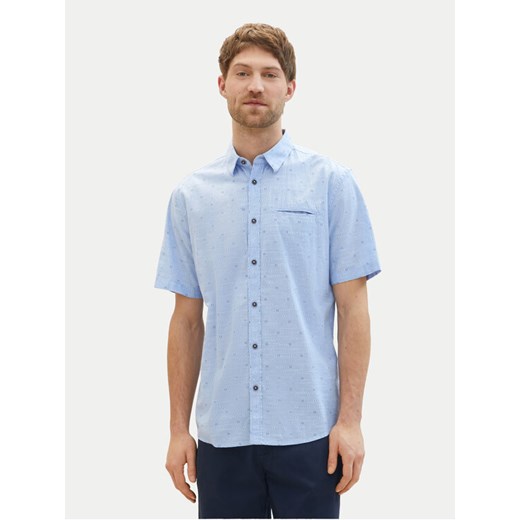 Tom Tailor Koszula 1040138 Niebieski Regular Fit ze sklepu MODIVO w kategorii Koszule męskie - zdjęcie 182754448