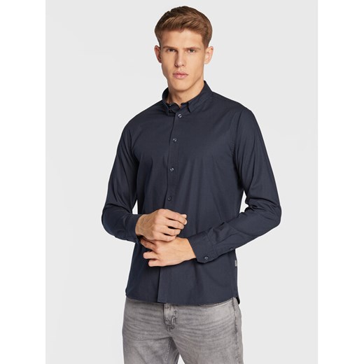 Solid Koszula 21103247 Granatowy Slim Fit ze sklepu MODIVO w kategorii Koszule męskie - zdjęcie 182754568