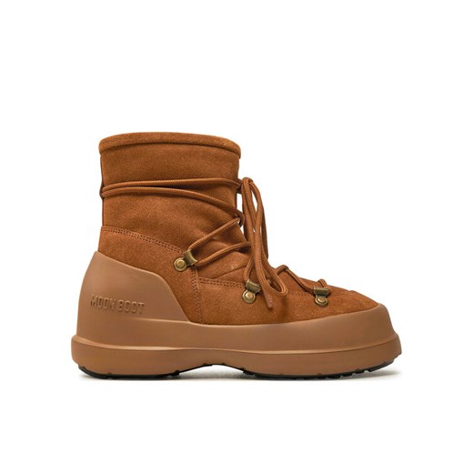 Moon Boot Śniegowce Luna Boot Suede 80D2480030 Brązowy ze sklepu MODIVO w kategorii Śniegowce damskie - zdjęcie 182754578