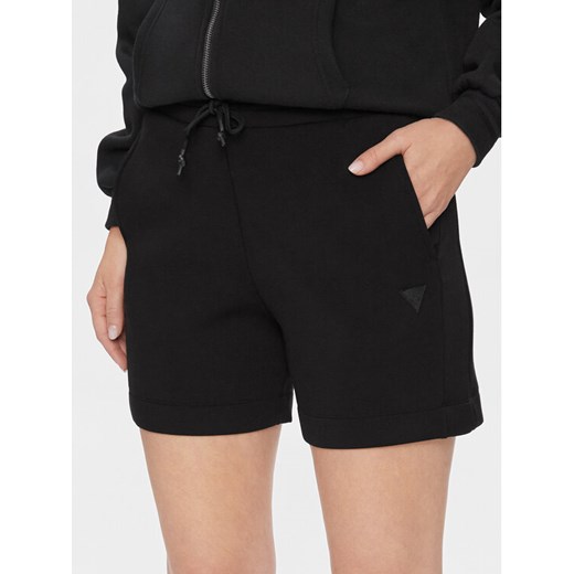 Guess Szorty sportowe Elly V2YD10 K7UW2 Czarny Relaxed Fit ze sklepu MODIVO w kategorii Szorty - zdjęcie 182754656