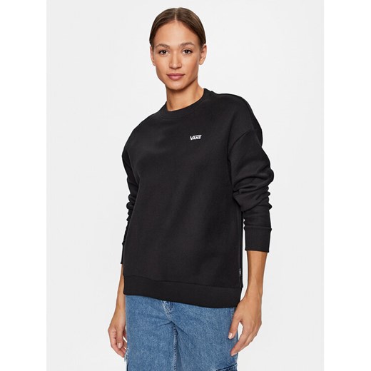 Vans Bluza Comfycush Essential Crew VN000A6C Czarny Regular Fit ze sklepu MODIVO w kategorii Bluzy damskie - zdjęcie 182754715