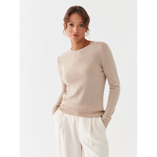 United Colors Of Benetton Sweter 1002D1K01 Beżowy Regular Fit ze sklepu MODIVO w kategorii Swetry damskie - zdjęcie 182754747
