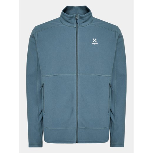 Haglöfs Polar Buteo Mid 605073 Niebieski Basic Fit ze sklepu MODIVO w kategorii Bluzy męskie - zdjęcie 182754775