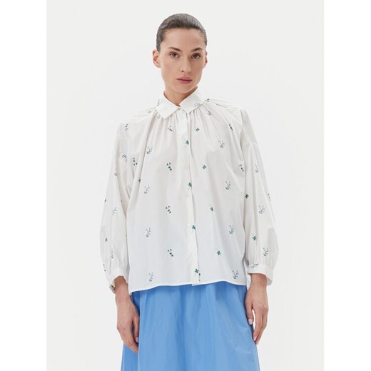 Weekend Max Mara Koszula Gilly 2515111132 Biały Relaxed Fit ze sklepu MODIVO w kategorii Koszule damskie - zdjęcie 182754779
