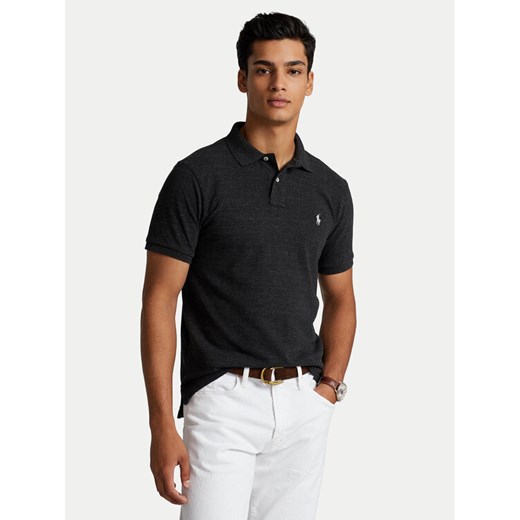 Polo Ralph Lauren Polo 710680784011 Czarny Custom Slim Fit Polo Ralph Lauren S MODIVO